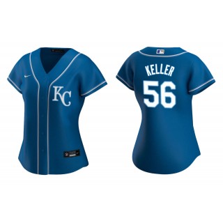 Women's Kansas City Royals Brad Keller Royal Replica Alternate Jersey