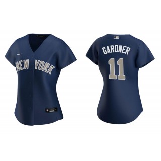 Women's New York Yankees Brett Gardner Navy Replica Navy Jersey