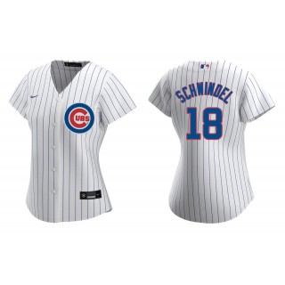 Women's Chicago Cubs Frank Schwindel White Replica Home Jersey