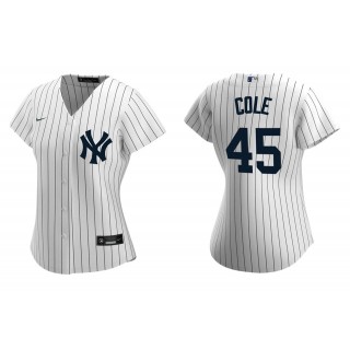 Women's New York Yankees Gerrit Cole White Replica Home Jersey