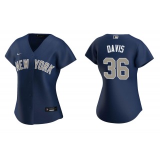 Women's New York Yankees Jonathan Davis Navy Replica Navy Jersey