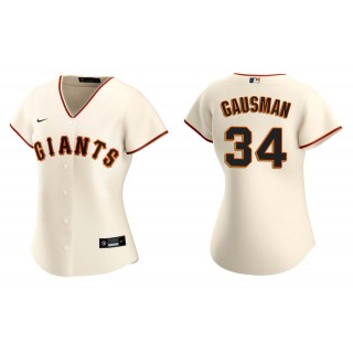 Women's San Francisco Giants Kevin Gausman Cream Replica Home Jersey