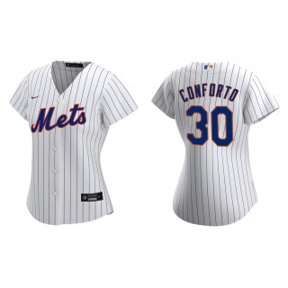 Women's New York Mets Michael Conforto White Replica Home Jersey