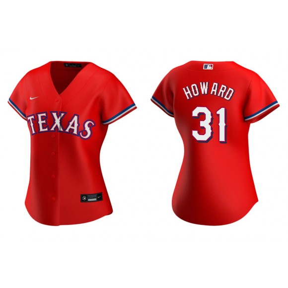 Women's Texas Rangers Spencer Howard Red Replica Alternate Jersey