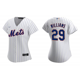 Women's New York Mets Trevor Williams White Replica Home Jersey