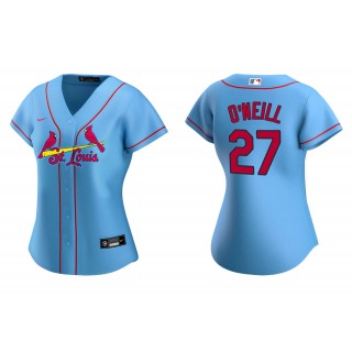 Women's St. Louis Cardinals Tyler O'Neill Light Blue Replica Alternate Jersey