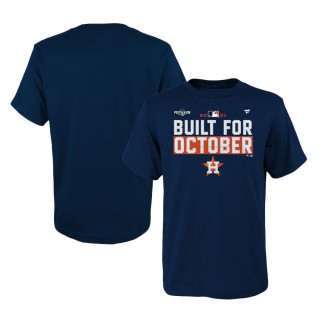 Youth Houston Astros Navy 2021 Postseason Locker Room T-Shirt