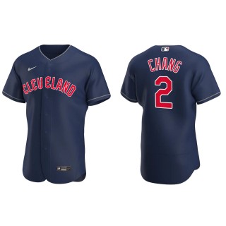 Yu Chang Cleveland Guardians Authentic Alternate Navy Jersey