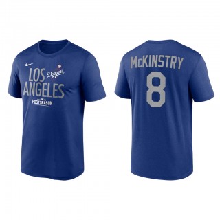 Zach McKinstry Los Angeles Dodgers Royal 2021 Postseason Authentic Collection Dugout T-Shirt