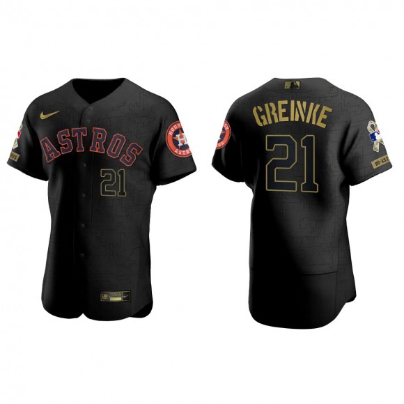 Zack Greinke Houston Astros Salute to Service Black Jersey
