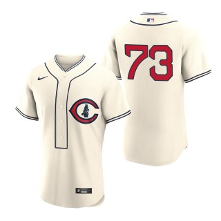 Men's Chicago Cubs Adbert Alzolay Cream 2022 Field of Dreams Authentic Jersey
