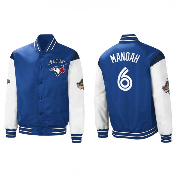 Alek Manoah Toronto Blue Jays Royal 2x World Series Champions Complete Game Full-Snap Jacket