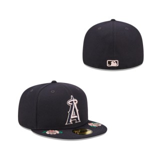 Anaheim Angels Double Roses 59FIFTY Fitted Hat