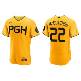 Andrew McCutchen Pittsburgh Pirates Gold City Connect Authentic Jersey
