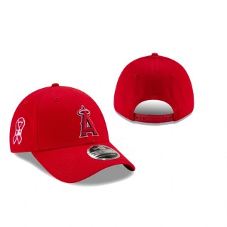 Los Angeles Angels Red 2021 Mother's Day 9FORTY Adjustable Hat