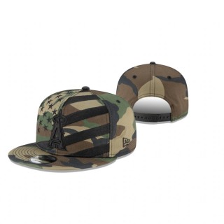 Los Angeles Angels Camo Wave 9FIFTY Snapback Hat