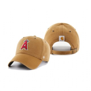Los Angeles Angels Khaki Clean Up Carhartt X 47 Brand Hat