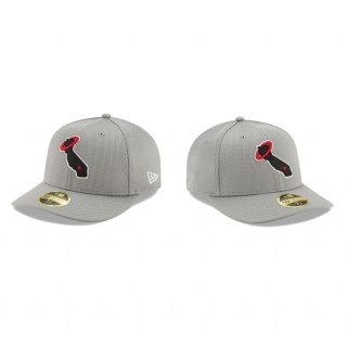 Angels Clubhouse Gray Low Profile 59FIFTY Fitted Hat