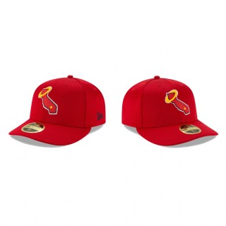 Angels Clubhouse Red Low Profile 59FIFTY Fitted Hat