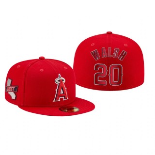 Angels Jared Walsh Red 2021 Little League Classic Hat