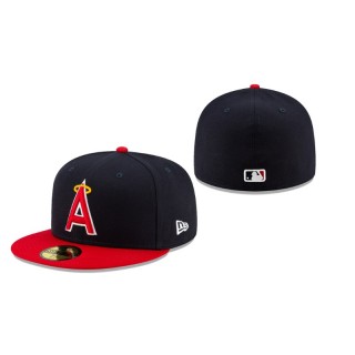 Angels Turn Back the Clock Navy 59FIFTY Fitted Hat