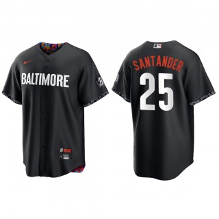 Anthony Santander Baltimore Orioles Black 2023 City Connect Replica Jersey