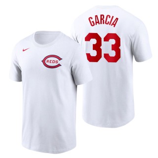 Men's Cincinnati Reds Aramis Garcia White 2022 Field of Dreams T-Shirt