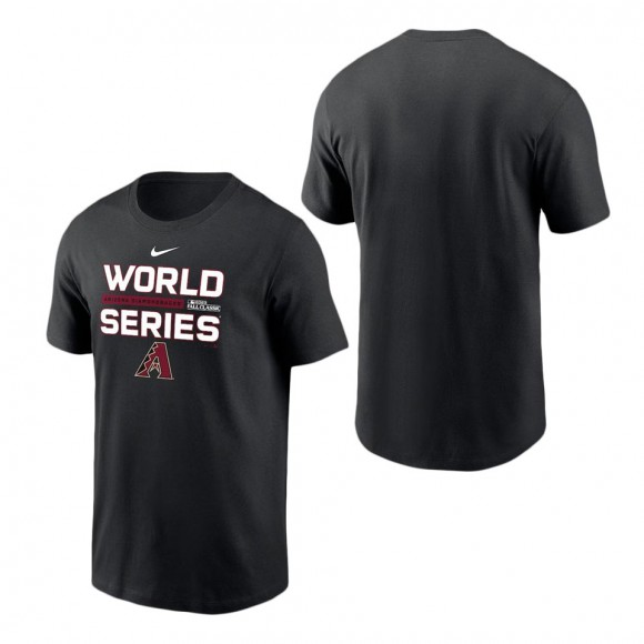 Arizona Diamondbacks Black 2023 World Series Team Logo T-Shirt