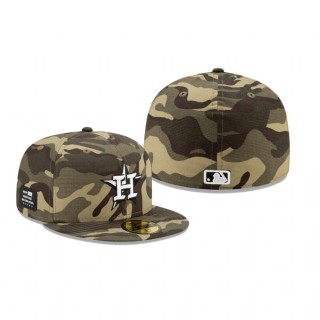 Astros Camo 2021 Armed Forces Day Hat