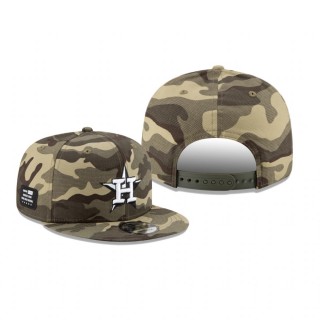 Houston Astros Camo 2021 Armed Forces Day 9FIFTY Hat