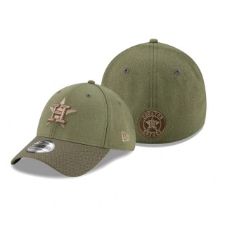 Astros Olive Army Hat