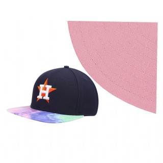Houston Astros Navy Dip-Dye Visor Snapback Hat