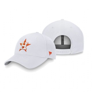 Houston Astros White Iconic Snapback Hat