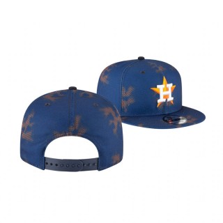 Houston Astros Navy Team Fleck 9FIFTY Snapback Hat