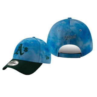 Oakland Athletics Blue Green 2019 Father's Day New Era 9FORTY Adjustable Hat