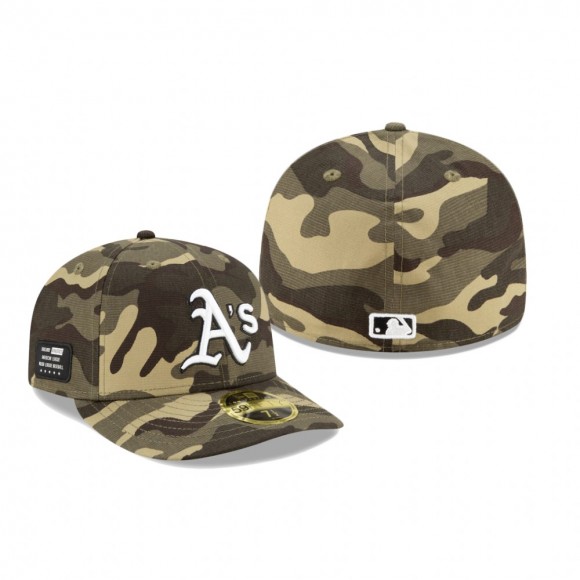 Athletics Camo 2021 Armed Forces Day Low Profile 59FIFTY Hat