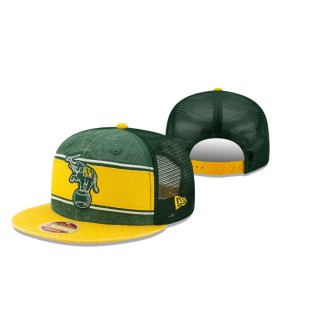 Oakland Athletics Kelly Green Heritage Band Trucker 9FIFTY Hat