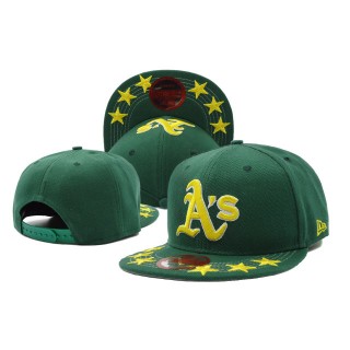 Male Oakland Athletics New Era Green Adjustable Performance Hat