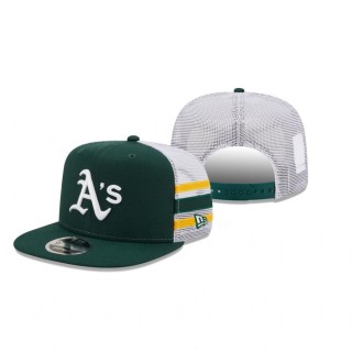 Oakland Athletics Green Stripe Trucker 9FIFTY Hat
