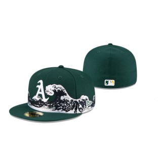 Athletics Green New Era 100th Anniversary Wave Hat