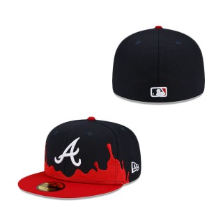 Atlanta Braves Drip Front 59FIFTY Fitted