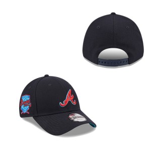 Atlanta Braves Navy 2023 MLB Father's Day 9FORTY Adjustable Hat