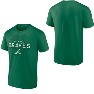 Atlanta Braves Kelly Green St. Patrick's Day Celtic Knot T-Shirt