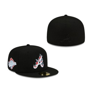 Atlanta Braves Team Fire 59FIFTY Fitted