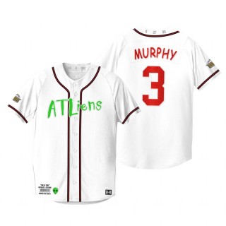 Atlanta Braves Dale Murphy White Outkast 25th Anniversary Baseball Atliens Jersey
