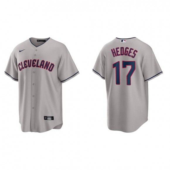 Austin Hedges Cleveland Guardians Gray Road Replica Jersey