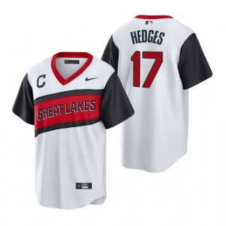 Indians Austin Hedges Nike White 2021 Little League Classic Home Replica Jersey