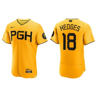 Austin Hedges Pittsburgh Pirates Gold City Connect Authentic Jersey