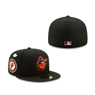 Baltimore Orioles 1966 Logo History Fitted Hat