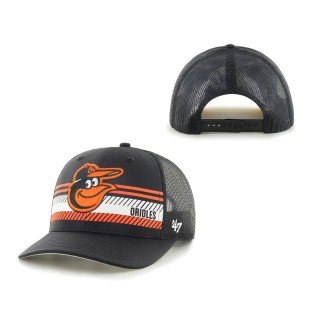 Baltimore Orioles Cumberland Trucker Snapback Hat Black
